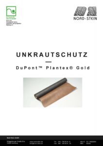 Deckblatt Datenblatt Unkrautvlies