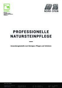 Reinigungs- und Pflegeprodukte für Natursteinflächen im Außenbereich