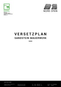Deckblatt Versetzplan Mauerwerk